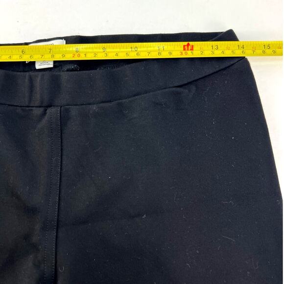 Crown & Ivy True Black Essentials Seamed Pull On Leggings/Stretch Career Pants M - Picture 9 of 10